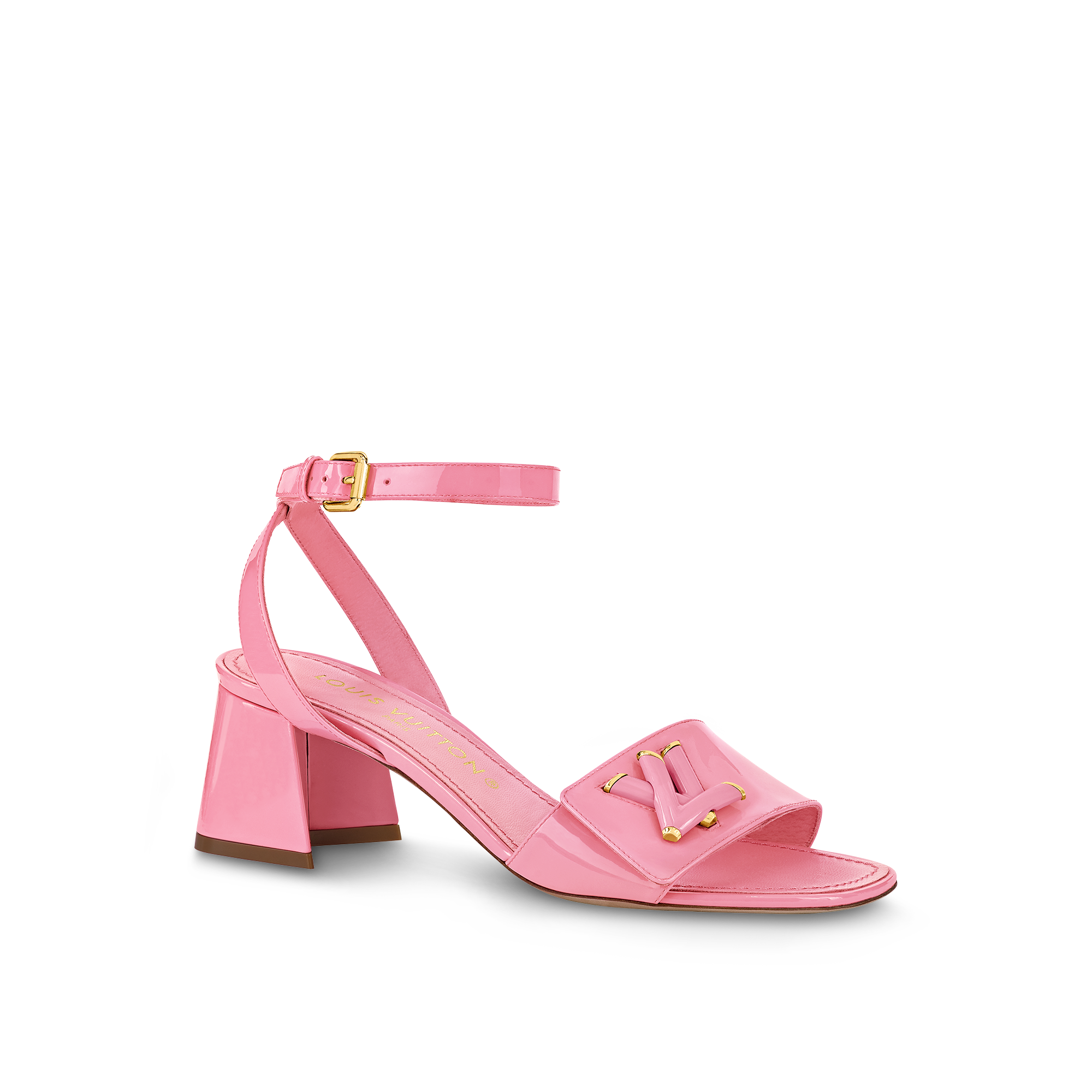 Lv sandals hot sale pink